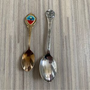 Set of two Souviner Spoons from 1982 World’s Fair & 1964-65 World’s Fair in NY